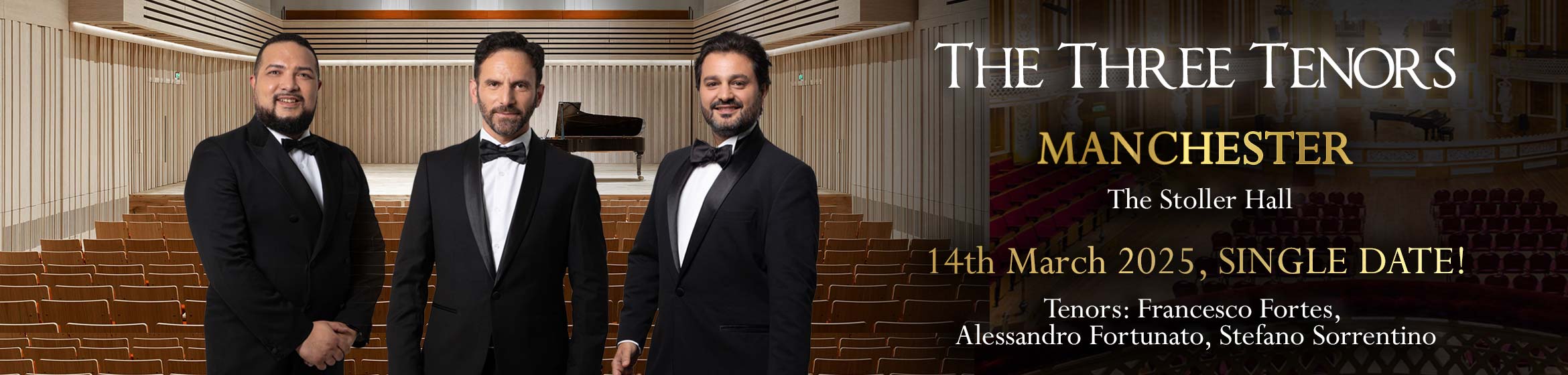 The Three Tenors in Manchester Concert Tickets